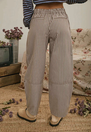 Brown Stripe Pant