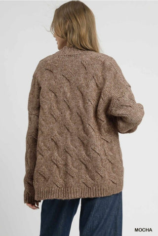Mocha Chunky Cardigan