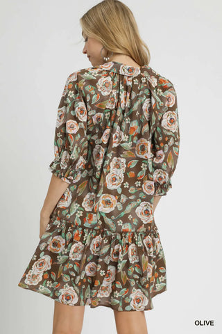 Wild Olive Bloom Dress