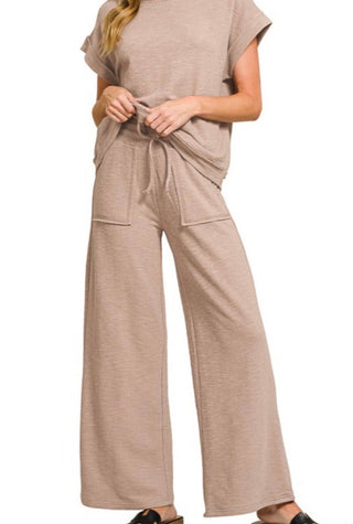 Taupe Soft Knit Pant