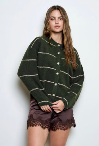Hunter Stripe Cardigan