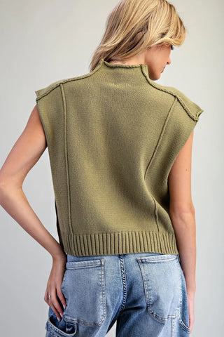 Herb Exposed Seam Sweater
