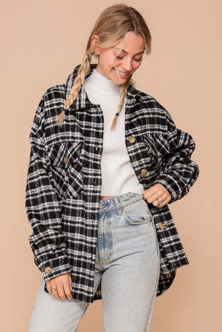Black Plaid Jacket