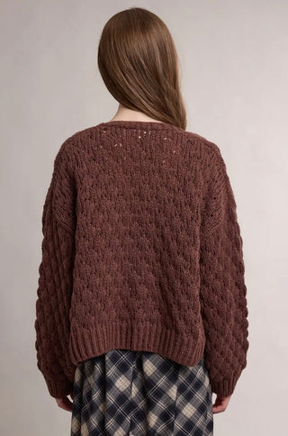 Espresso Chunky Cardigan Sweater