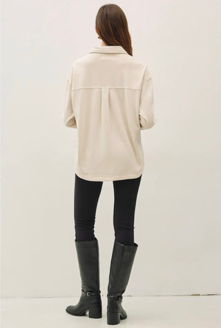 Ecru Ultra Soft Shacket