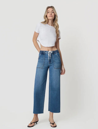 Kris High Rise Crop Wide Leg