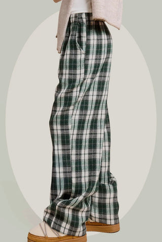Green Plaid Pant
