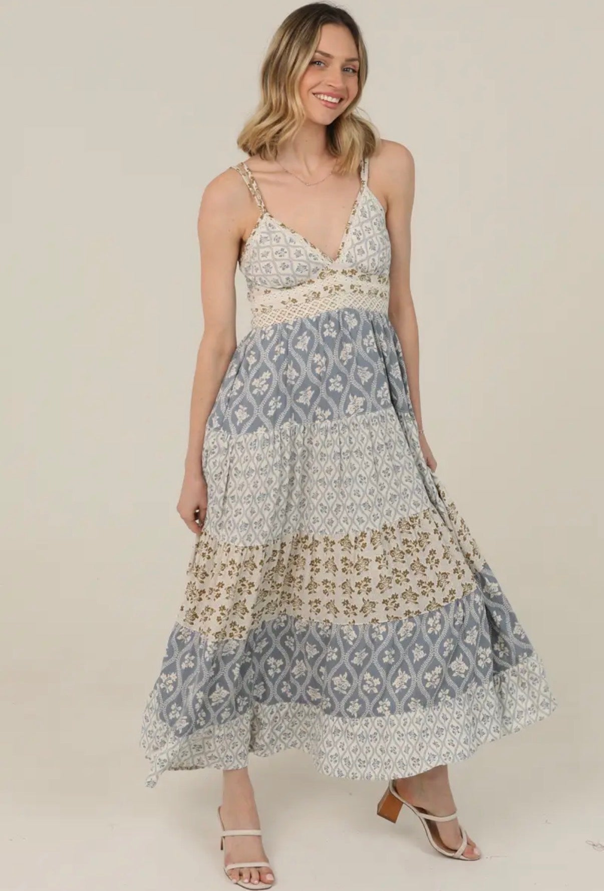 Vintage Blue Dress L