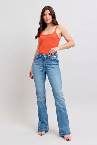 High Waist Tummy Control Denim