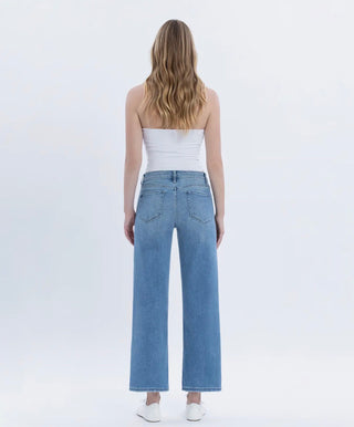 Tummy Control High Rise Crop Wide Leg