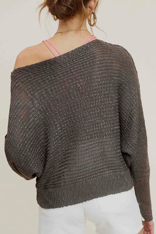 Green Dolman Sweater