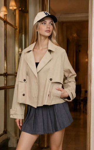 Tan Trench Jacket