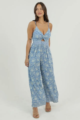 Dahlia Blue Jumpsuit