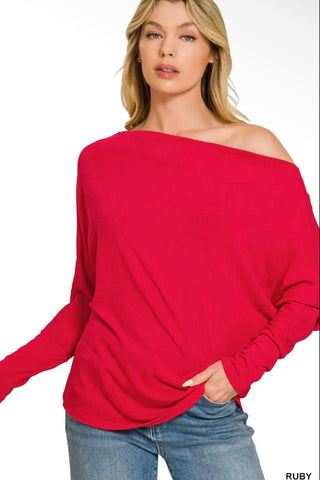 Red Dolman Knit