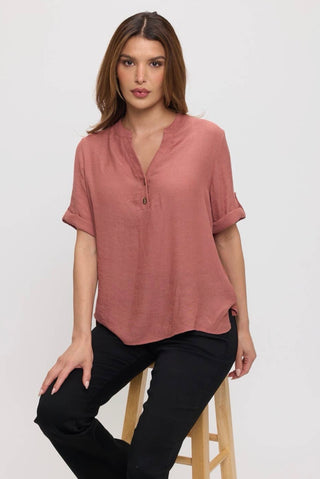 Clay V-Neck Blouse