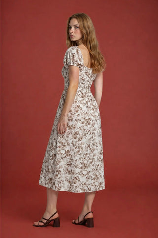 Floral Toile Dress