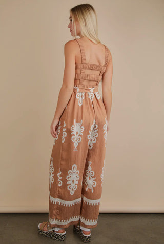 Boho Print Jumpsuit