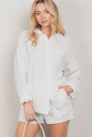 White Gauze Shirt