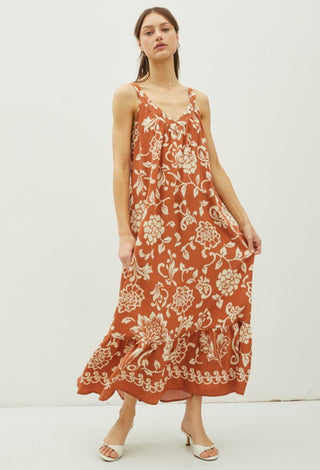 Caramel Maxi Dress