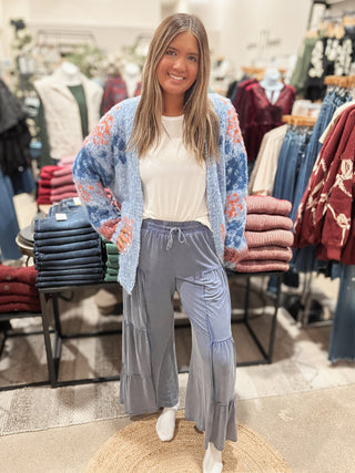 Denim Mineral Wash Knit Pant