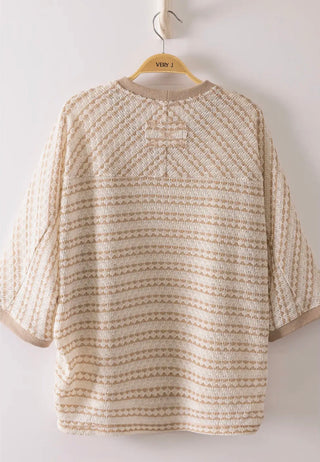 Natural Stripe Crewneck