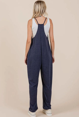 Navy Casual Jumpsuit
