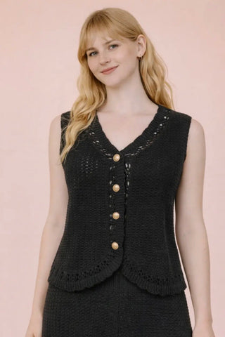 Midnight Knit Vest