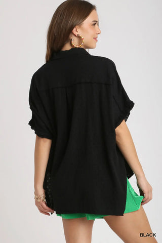 Black Gauze Blouse