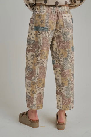 Boho Mix Print Denim