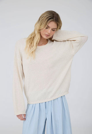 Oatmeal Textured Sweater