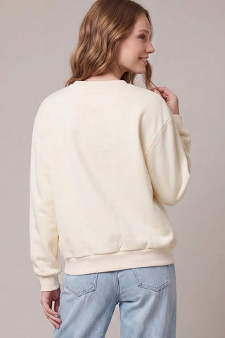 Patchwork Merry Sweatshirt