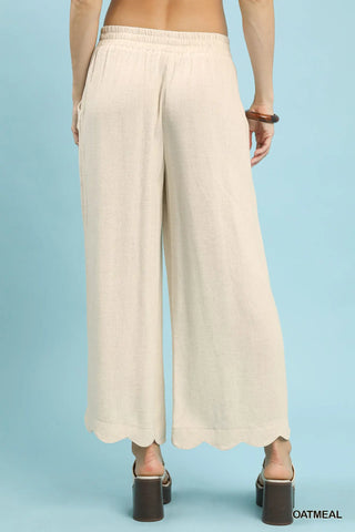 Oatmeal Linen Pant