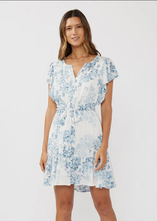 Blue Floral Dress