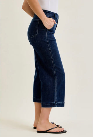 Morgan High Waist Trouser Denim
