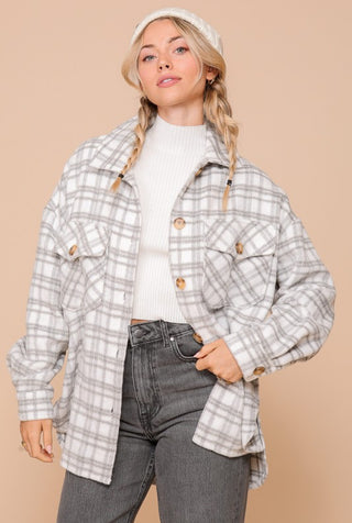 Grey Plaid Jacket