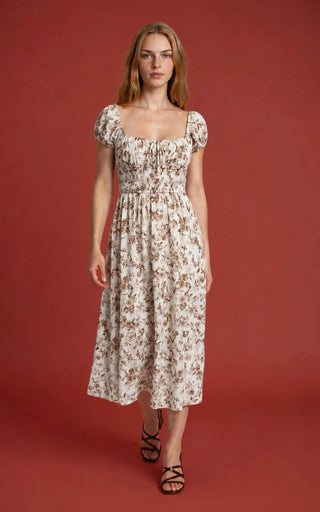 Floral Toile Dress
