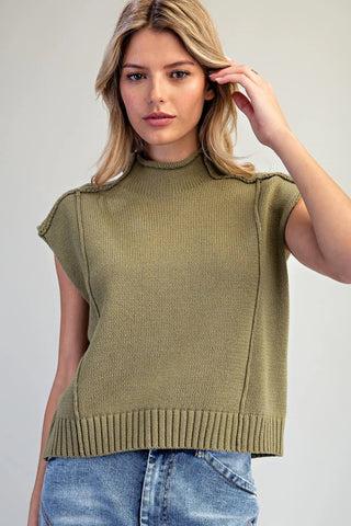 Herb Exposed Seam Sweater