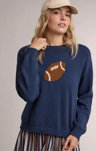 Navy Football Sweater