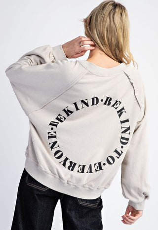 Be Kind Mineral Wash Sweatshirt