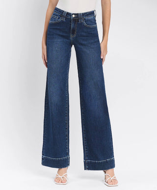 Peyton High Rise Trouser Denim