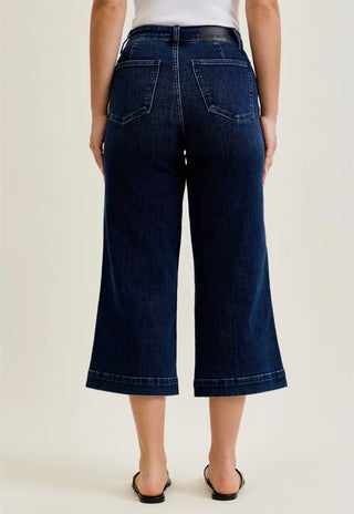 Morgan High Waist Trouser Denim