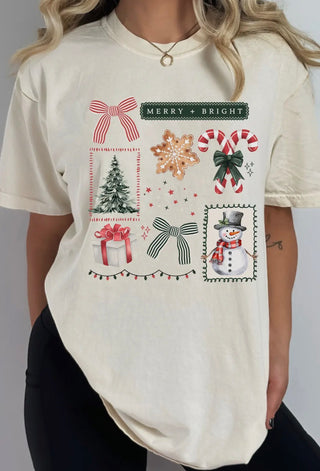 Merry & Bright Christmas Tee