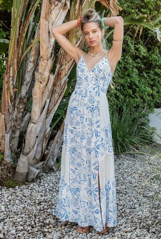 Floral & Lace Dress