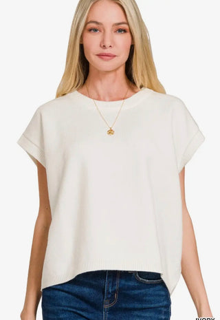 Ivory Sweater Top