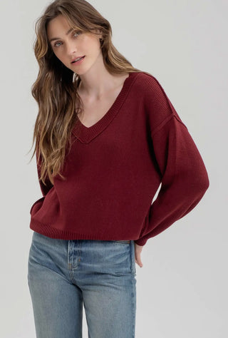 Exposed Seam Sweater