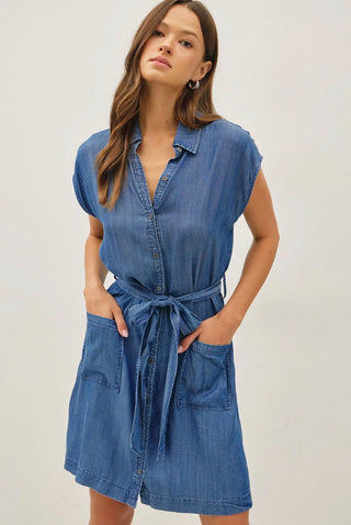 Denim Tencel Dress