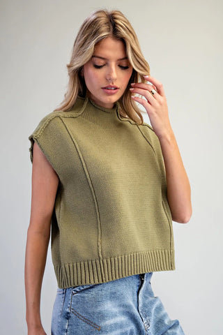 Herb Exposed Seam Sweater