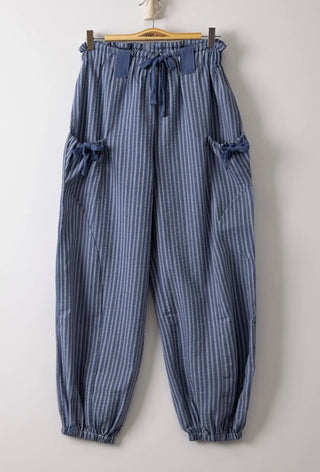 Indigo Stripe Pant