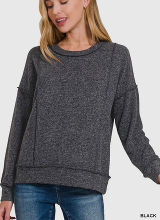 Black Crewneck Fleece