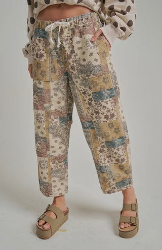 Boho Mix Print Denim